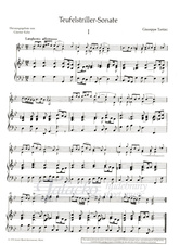 Sonata for Violin and Piano "Devil's Trill Sonata" in g minor